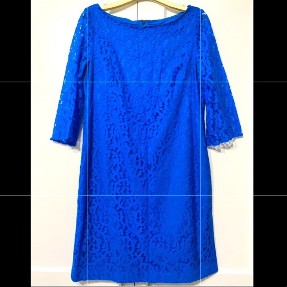 Blue Lace Dress Sz 12